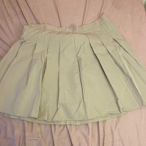 Plus Tan shein pleated skirt 4x